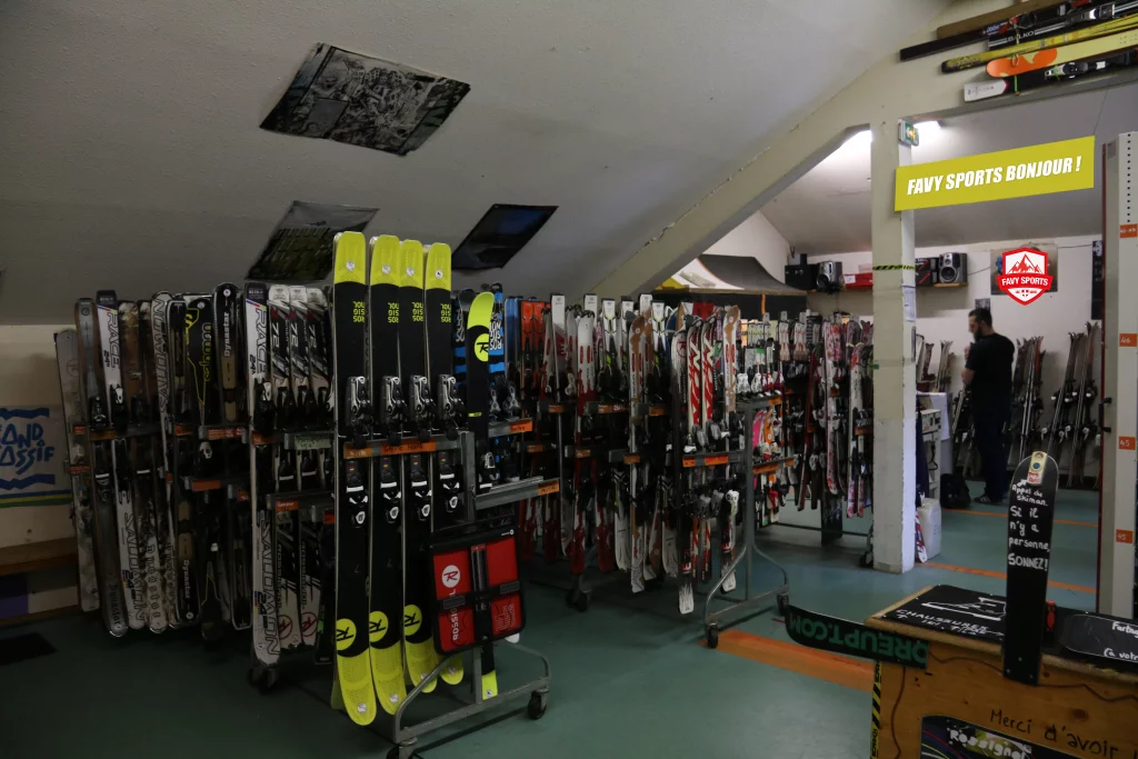 Atelier skis ski favy loc sports les carroz btp vacances